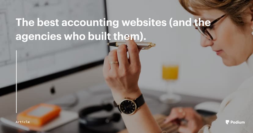 The best accounting websites (and the agencies who built them).