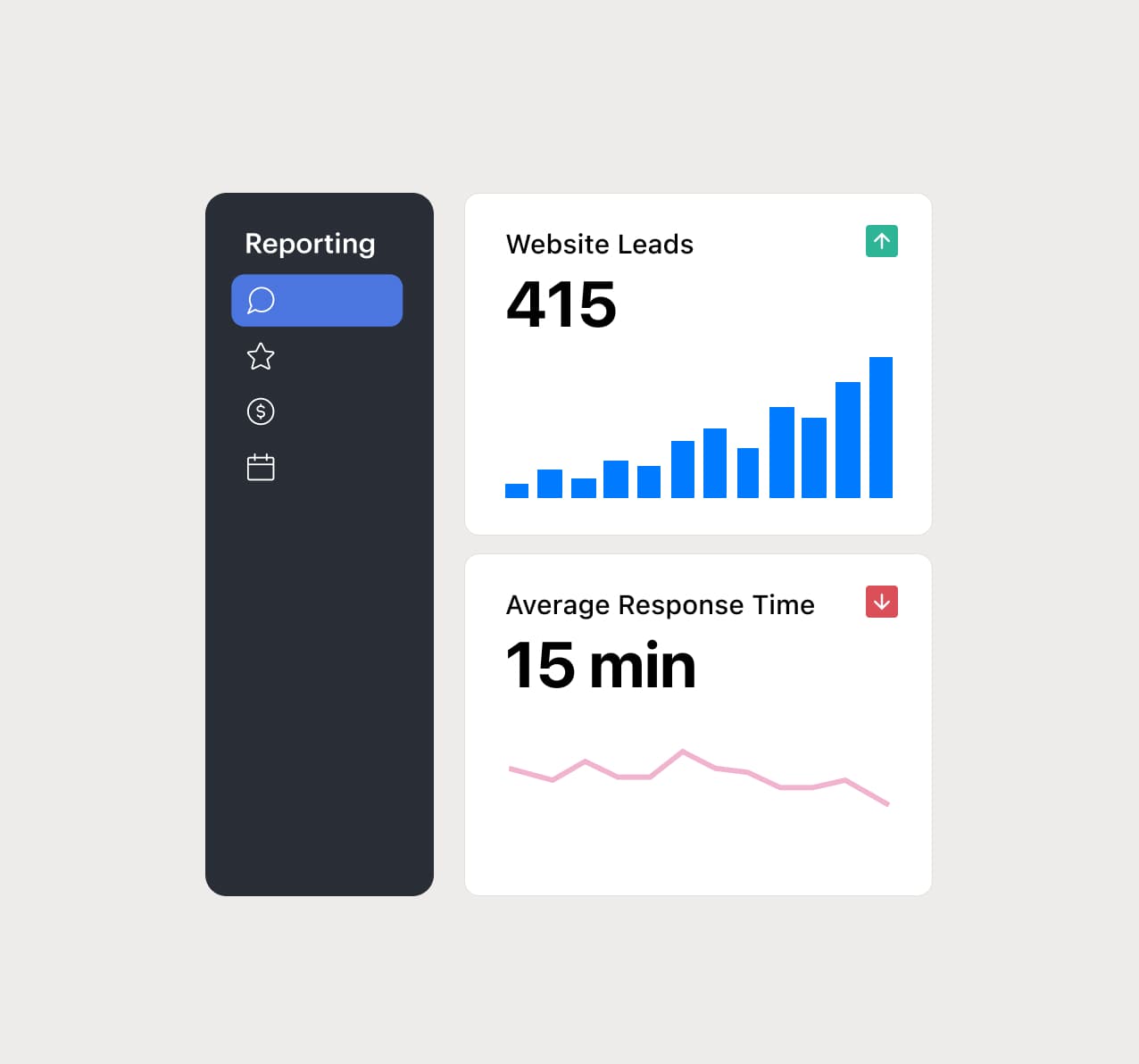 Webchat product UI