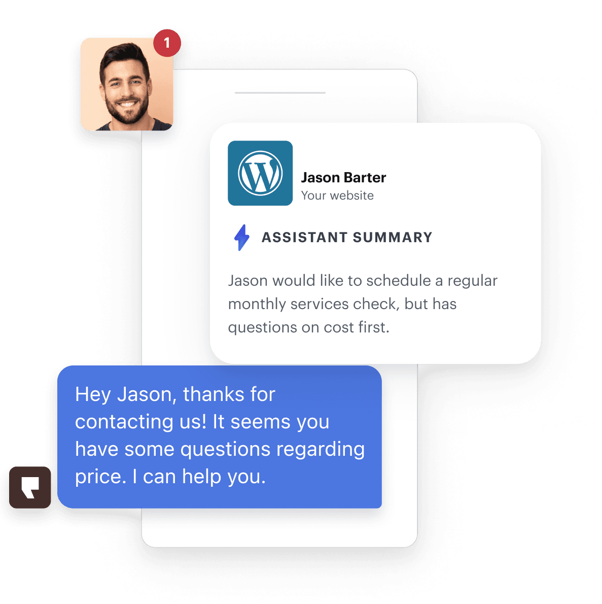 Lead coming from Wordpress contact form