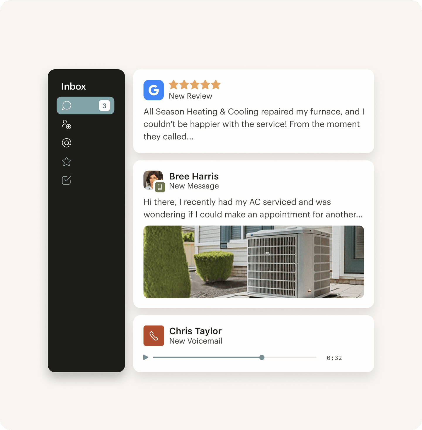 Reply instantly by connecting all your lead channels. 